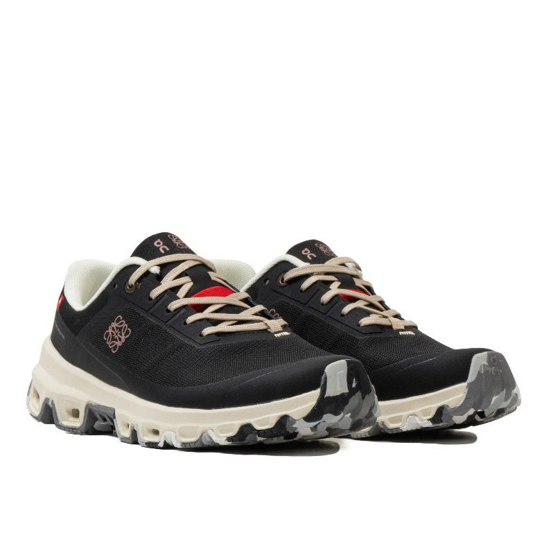 On Running Cloudventure LOEWE Black Sepatu Trail Running Pria Wanita Sneakers Premium