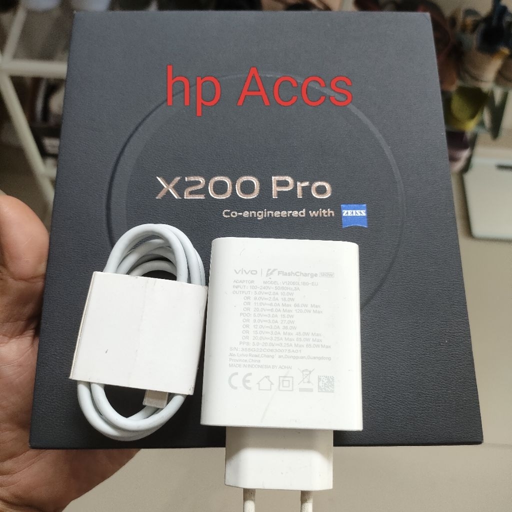 Charger Vivo X200 pro original copotan 120W