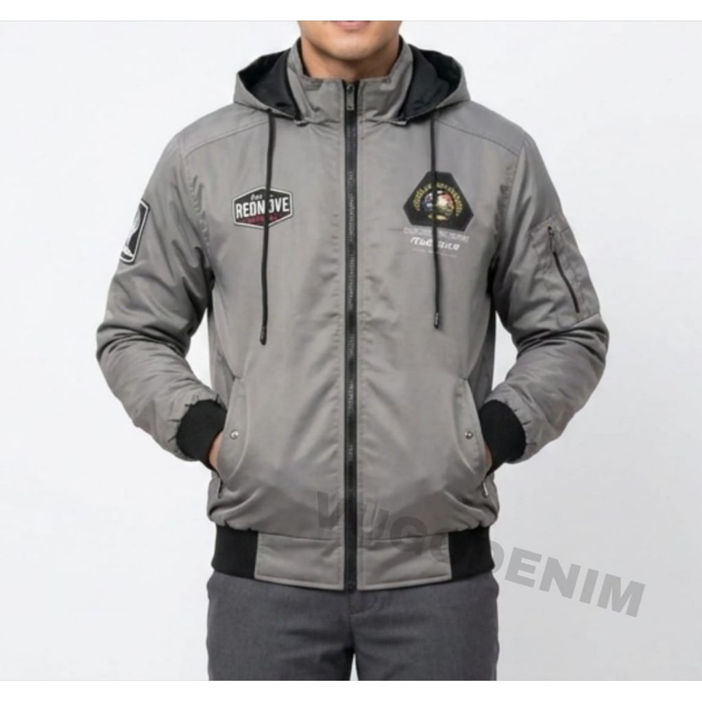 REDFOX size M- XXXL jaket parasut PREMIUM pria / JAKET BOLAK BALIK PRIA / JAKET PARASUT PRIA / JAKET