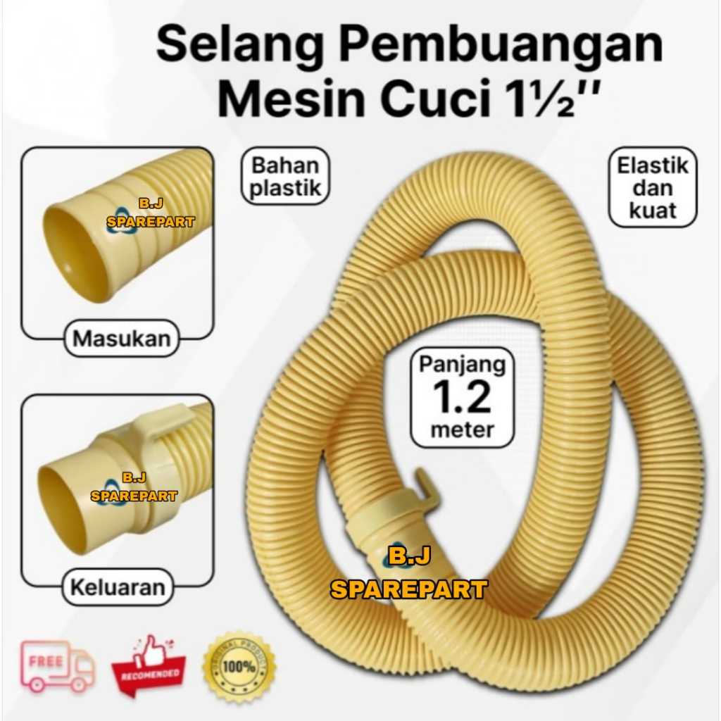Selang pembuangan mesin cuci 2 Tabung AQUA