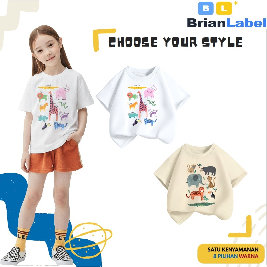 [Harga Grosir] Kaos Anak Premium: Distro Series Cotton Combed 24s