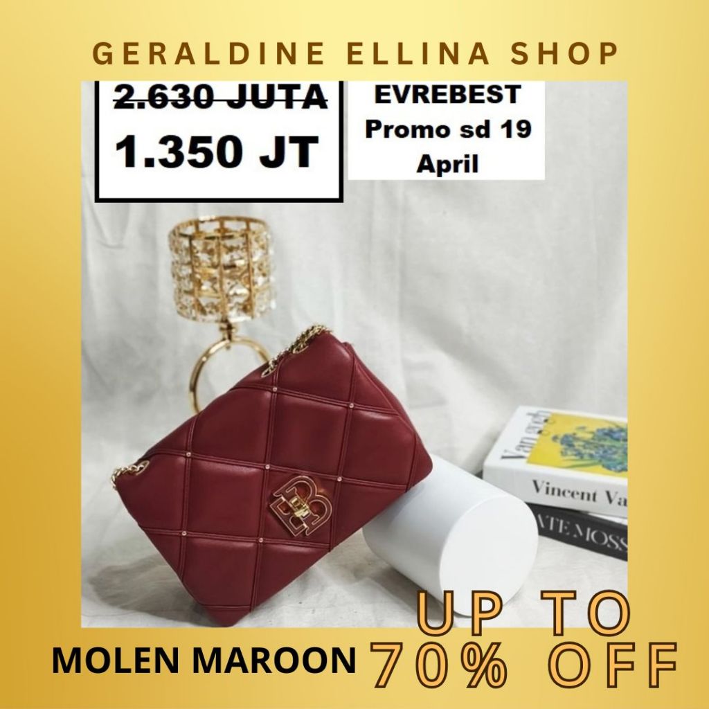 Tas selempang Wanita EVERBEST 100% original shoulder bag seri MOLEN