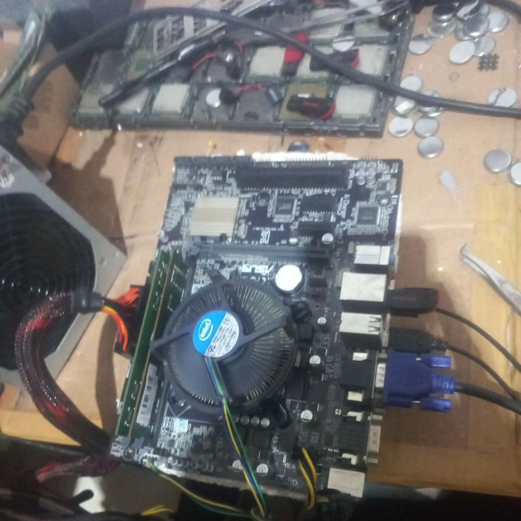 Paket mainboard LGA 1151 ASUS GIGABYTE H110 proc core i5 6500 FAN