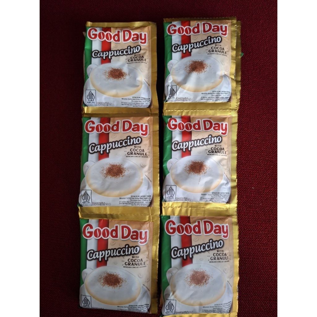 gooday capucino 2 renceng 20 sachet