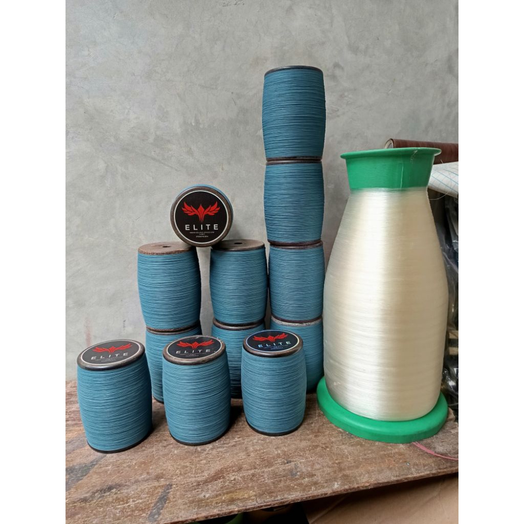 gelasan n66 bobin ijo ori warna biru dongker