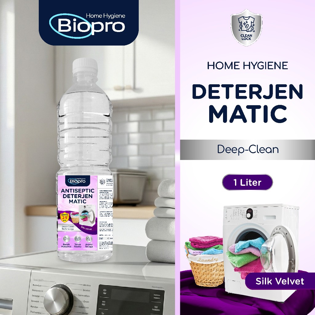 Deterjen Cair Sabun Cuci Pakaian kemasan 1 Liter Botol