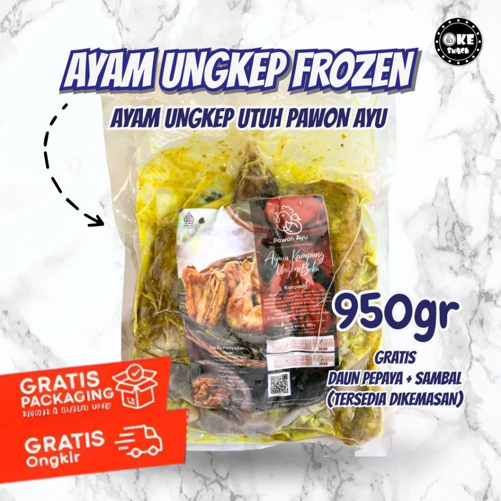 Ayam Ungkep Frozen Beku Pawon Ayu Ayam Ungkep Frozen Utuh