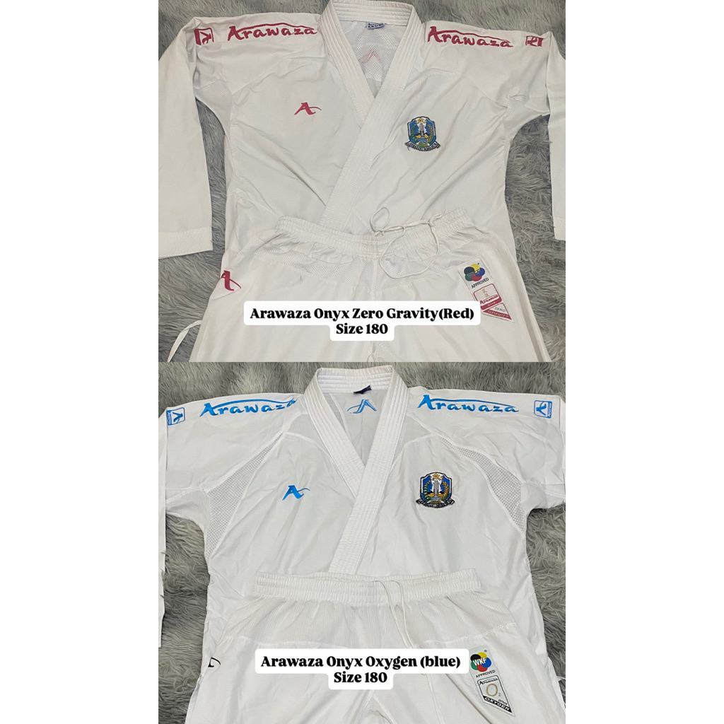 KARATE GI ARAWAZA ONYX ZERO GRAVITY (Red) & ARAWAZA ONYX OXYGEN (Blue)