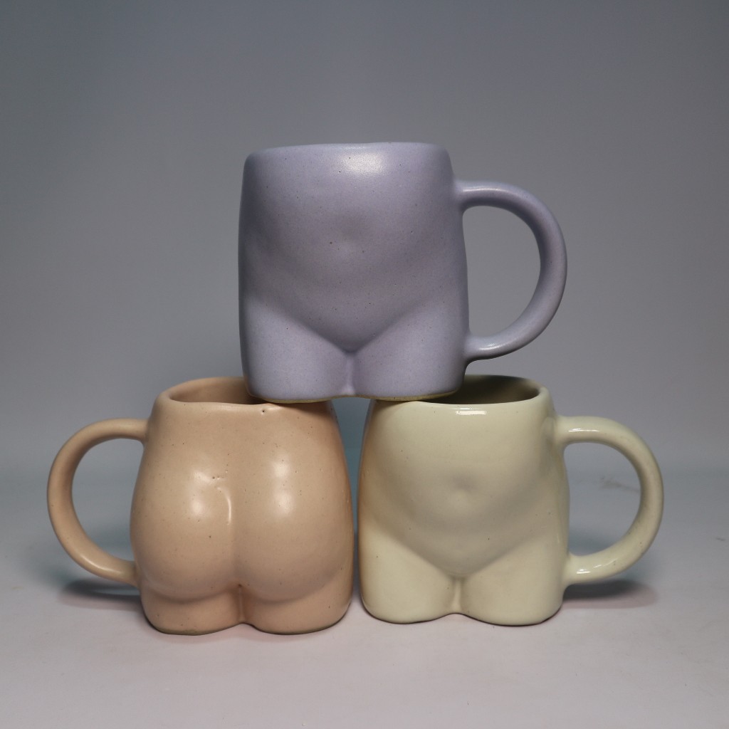 booty mug - keramik handmade - pottery - burat kriasta