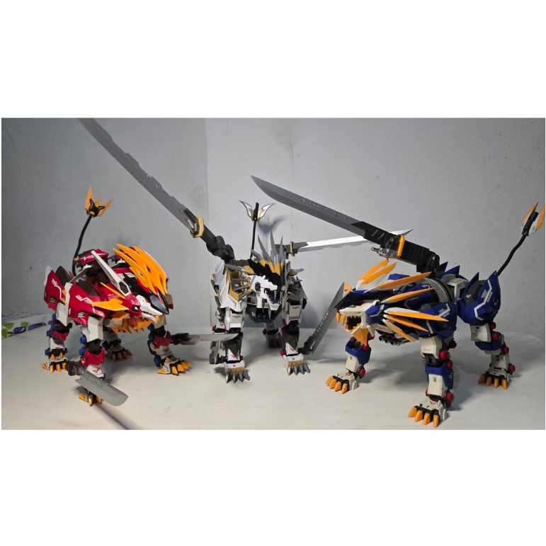 Zoids Liger Supernova Liger Murasame, Hayate, Mugen 1/72 (Second)