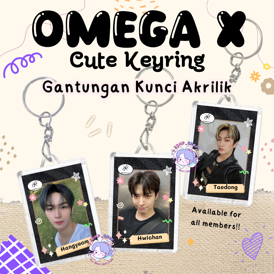 Gantungan Kunci Keychain Ganci Akrilik Omega X Hangyeom Hwichan Hyuk Jaehan Jehyun Junghoon Kevin Se