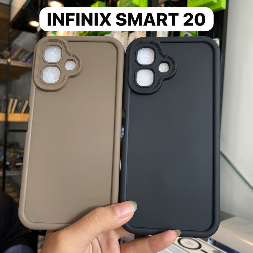 SOFTCASE MATTE ROSE BOLD INFINIX SMART 20