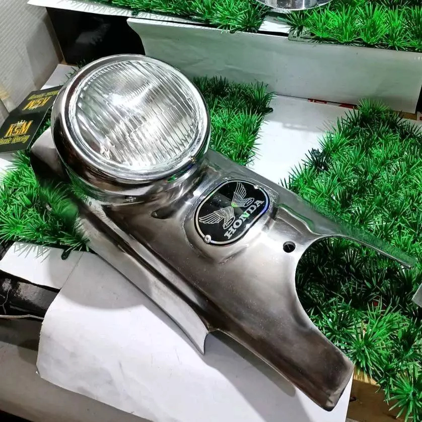 DASI UNYIL SET LAMPU C70 BAHAN DIRAL / DASI UNYIL C70 BAHAN ALUMUNIUM PNP HONDA C70 SET REFLEKTOR LA