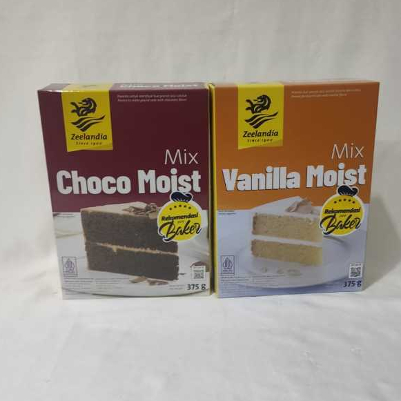 Zeelandia Vanilla Moist/ Choco Moist 375g