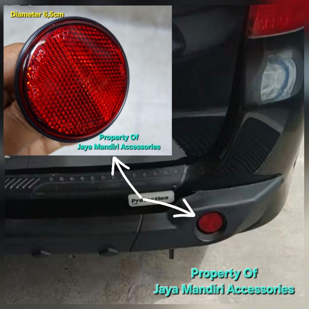 Reflektor Bumper Avanza Original Reflektor Pengaman Bumper Avanza