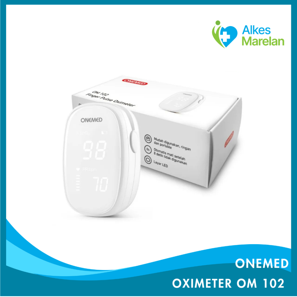 ONEMED - Pulse Oximeter / Oximeter / Oxymeter Onemed OM 102 / Saturasi Oksigen