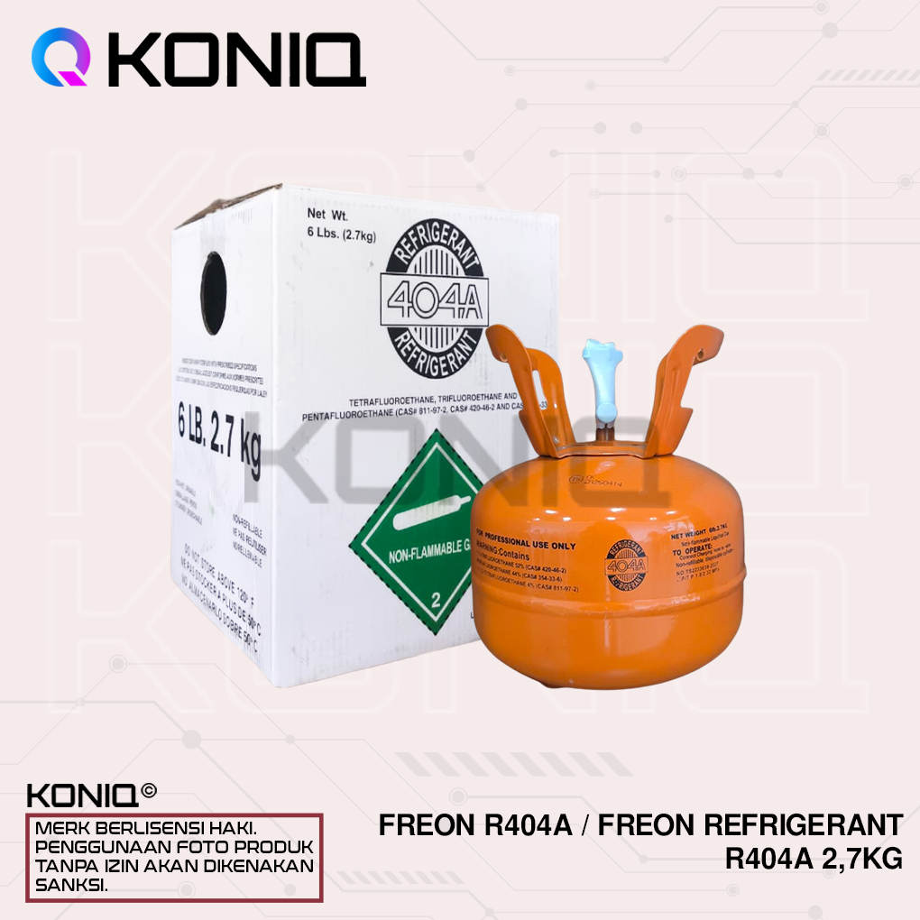 FREON R404A / FREON REFRIGERANT R404A 2,7KG