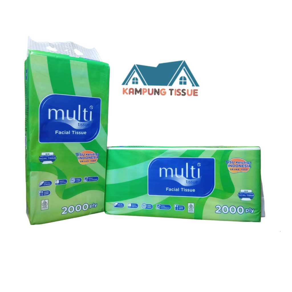TISSUE multi bottom pull facial tisu 2000ply/MULTI tisu gantung wajah 2000 PLY