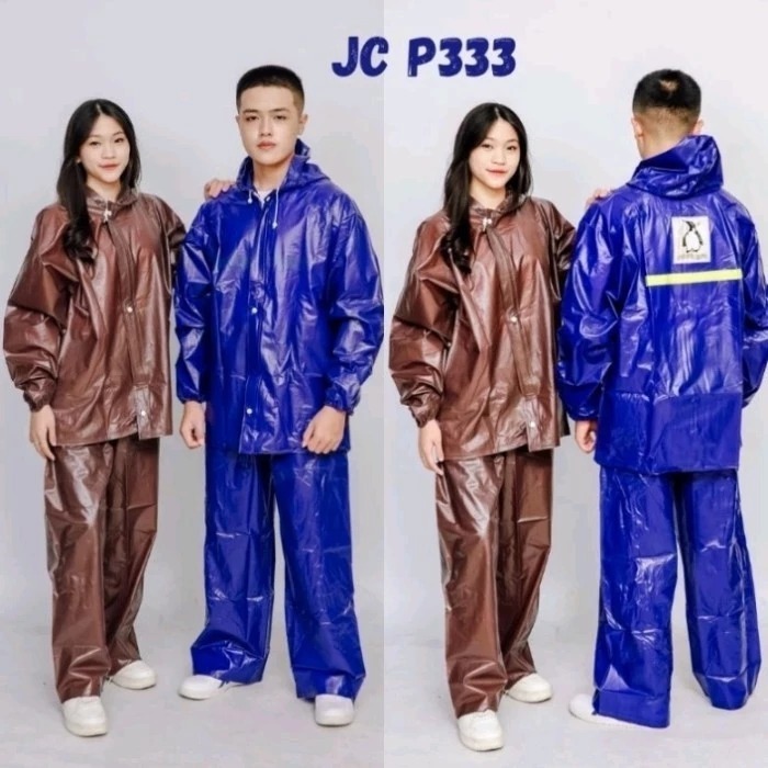 Size XL STELAN P333 PENGUINS JAKET CELANA JAS HUJAN jas hujan kelelawar dan Motor