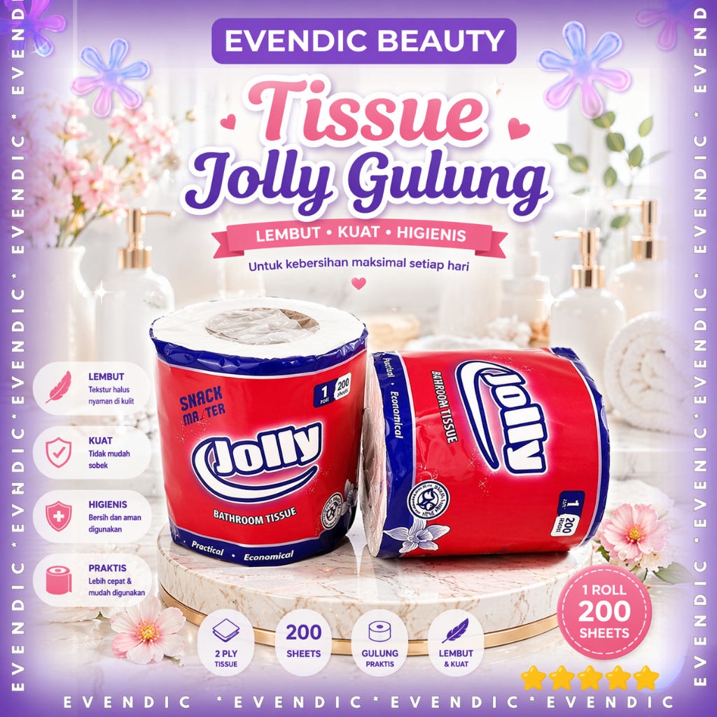 READY TISSUE JOLLY ROLL | TISSUE JOLLY TOILET | TISSUE GULUNG