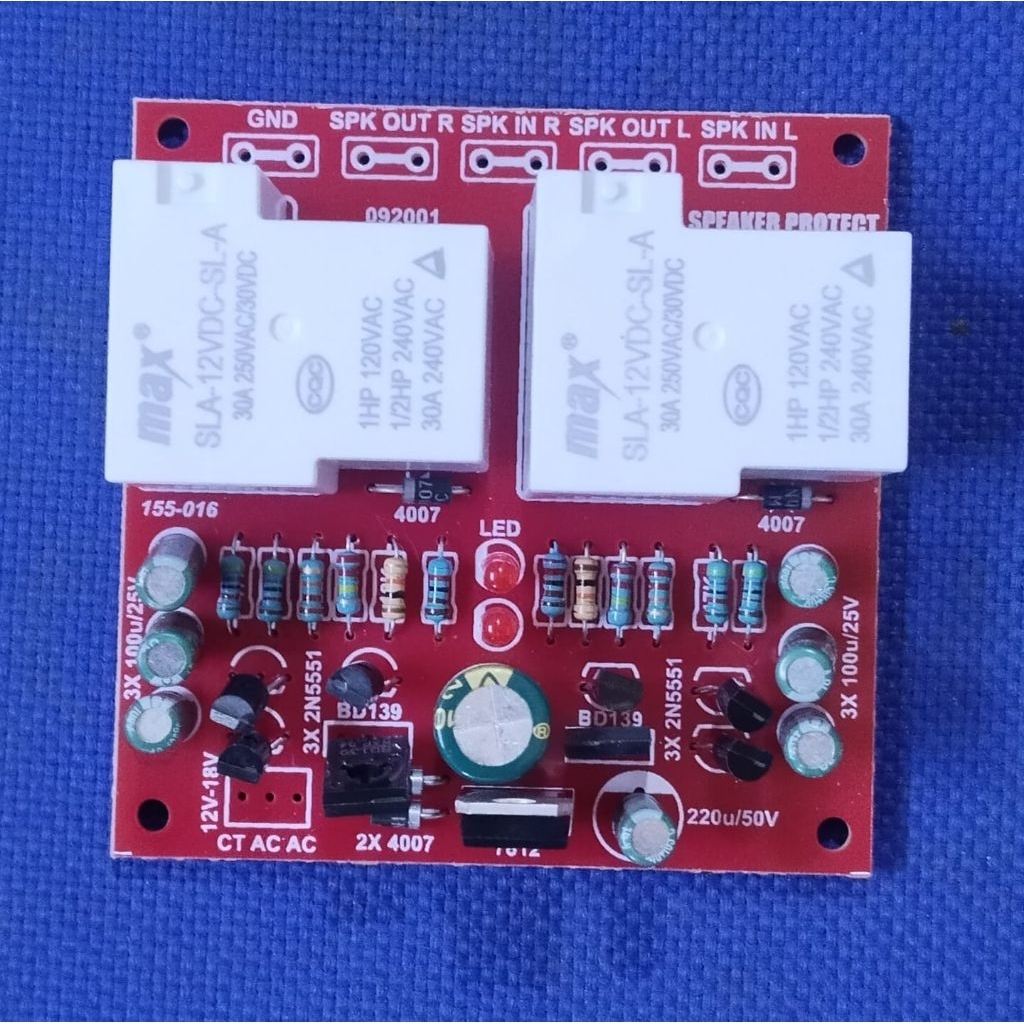 speaker protektor relay biru