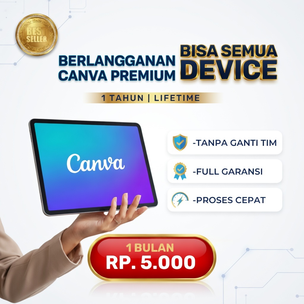 CANVA PREMIUM 50000++ TEMPLATE FULL AKSES CANVA SIAP PAKAI