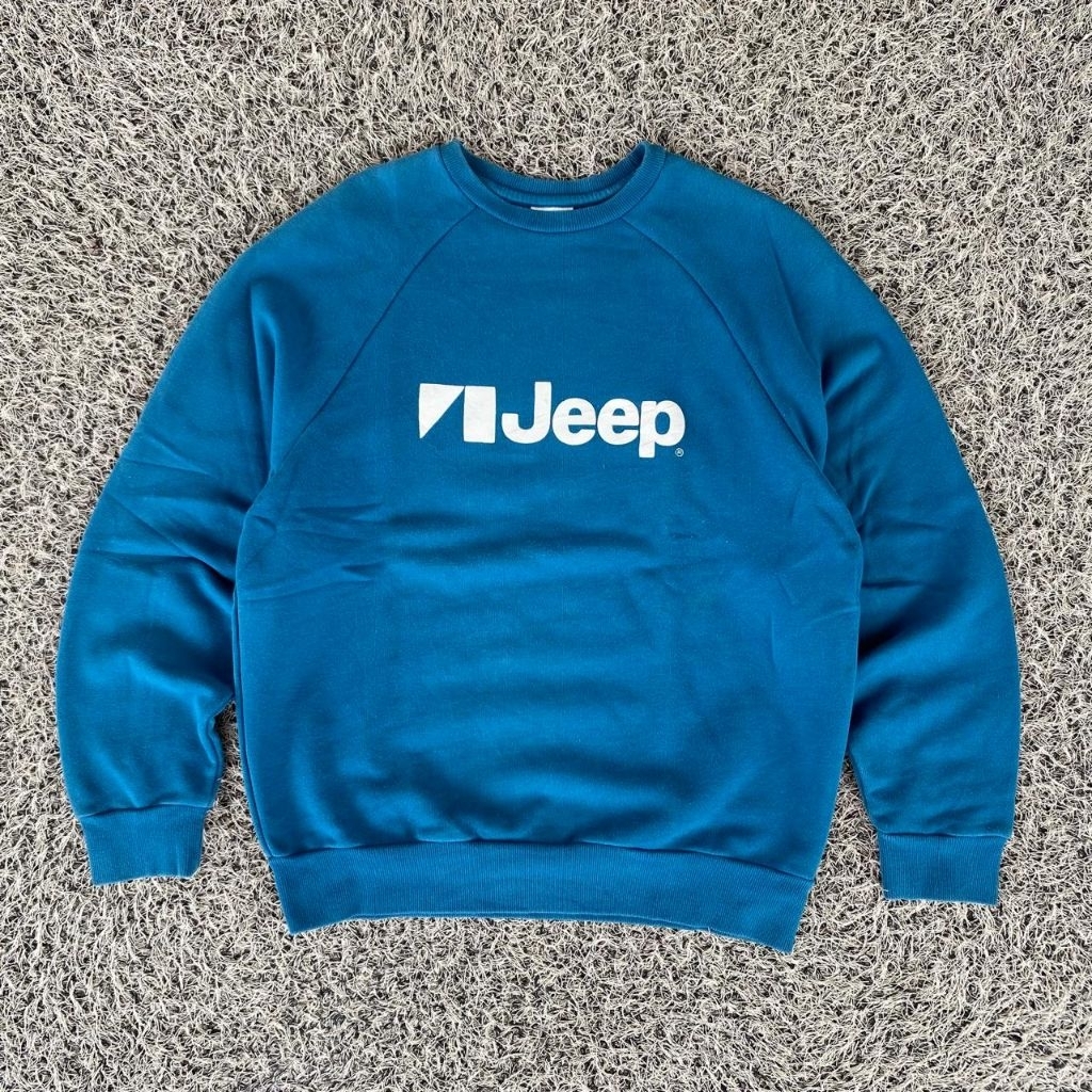 jeep big logo sweater shirt crewneck jeep original