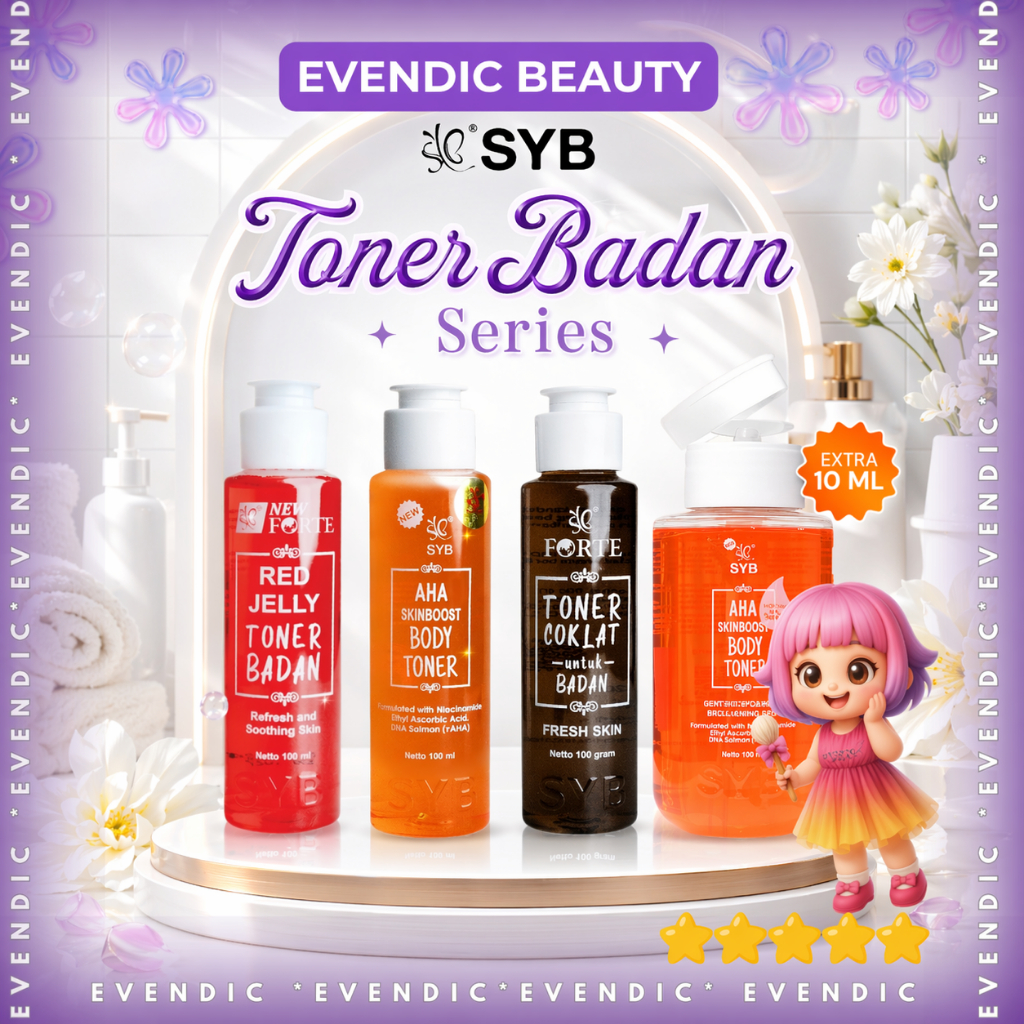 Toner Badan Coklat SYB Forte Original / Red Jelly Toner Badan SYB Forte Original / SYB Skinboost Ton