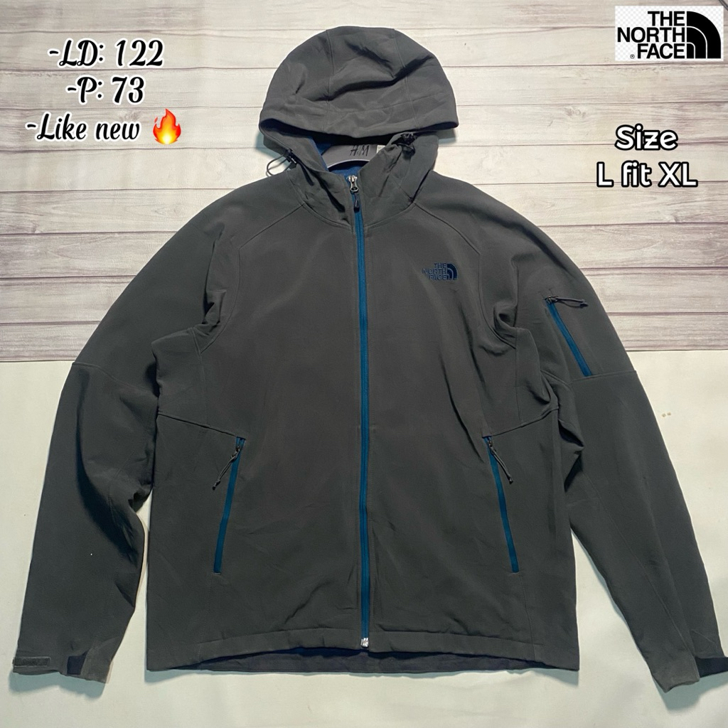 Jacket tnf original saku samping