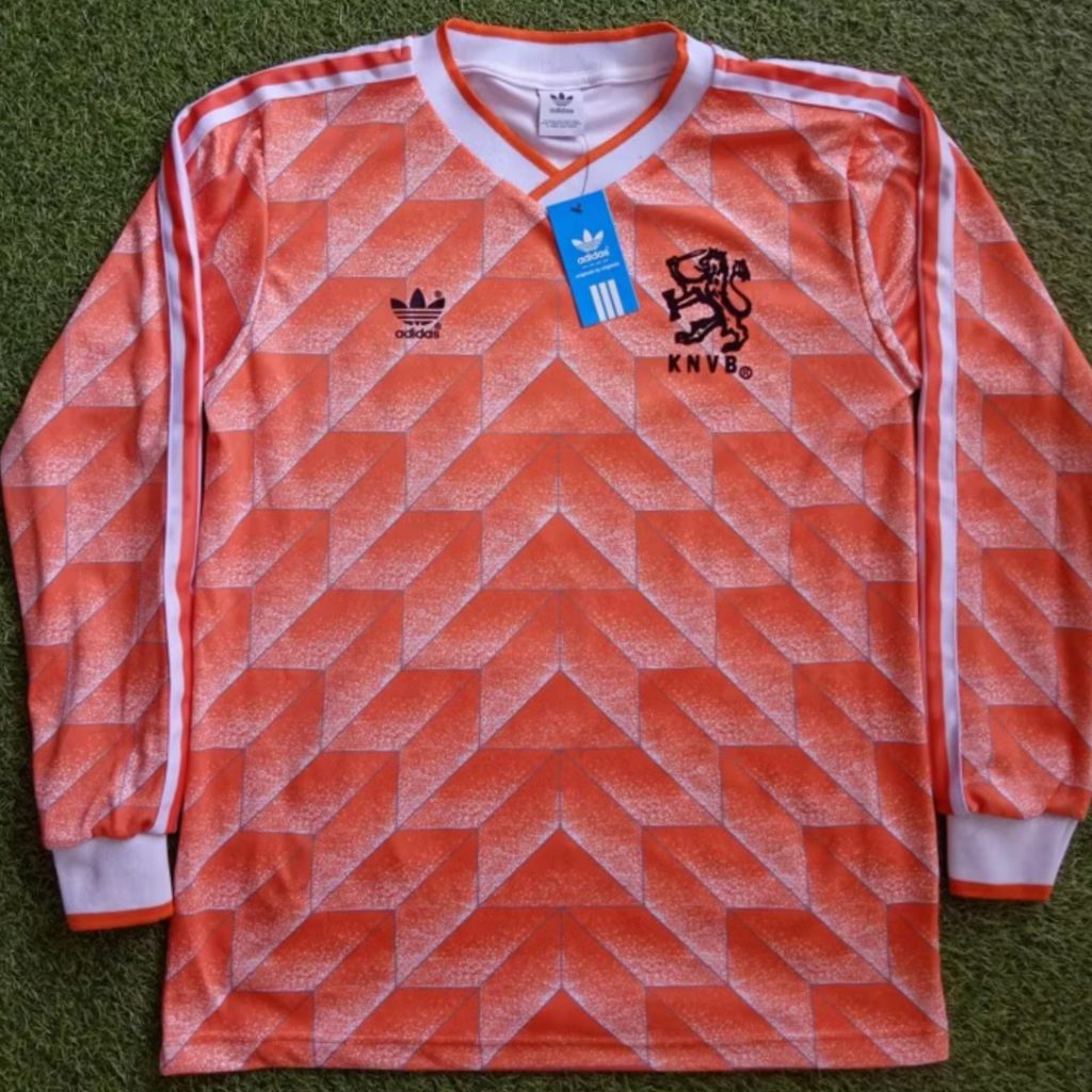 Jersey Belanda Home 1988 Longsleeve