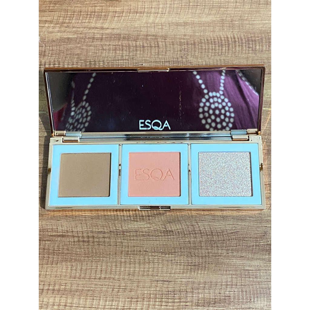 ESQA Trio Goddess Cheek Palette (Athena)
