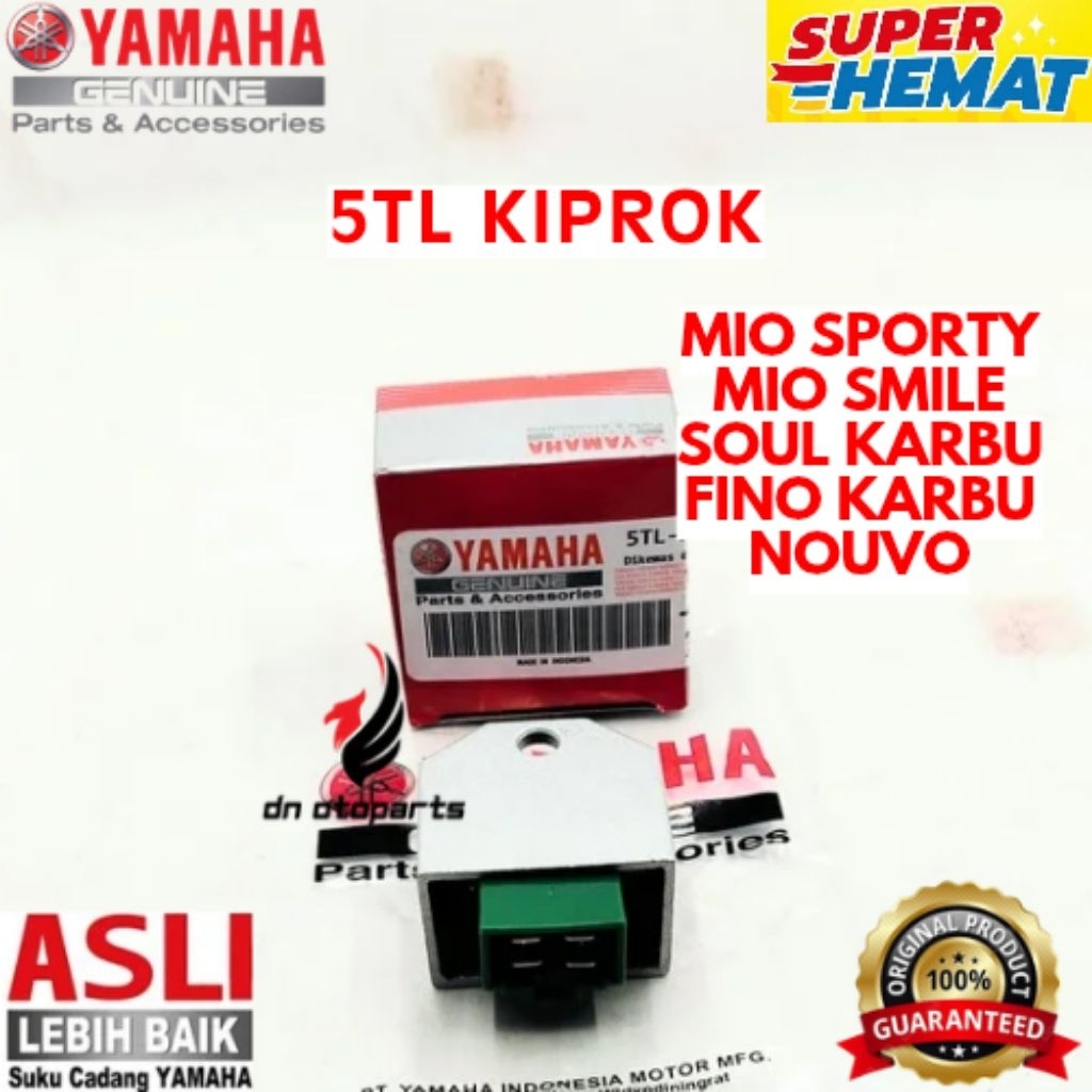 KIPROK ORIGINAL YAMAHA KODE 5TL KIPROK MIO SPORTY, KIPROK MIO SMILE, KIPROK SOUL KARBU, KIPROK FINO 