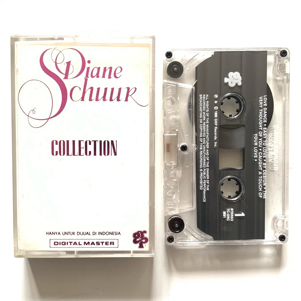 Kaset Pita Jazz Diane Schuur - Collection (1989 GRP RECORDS)