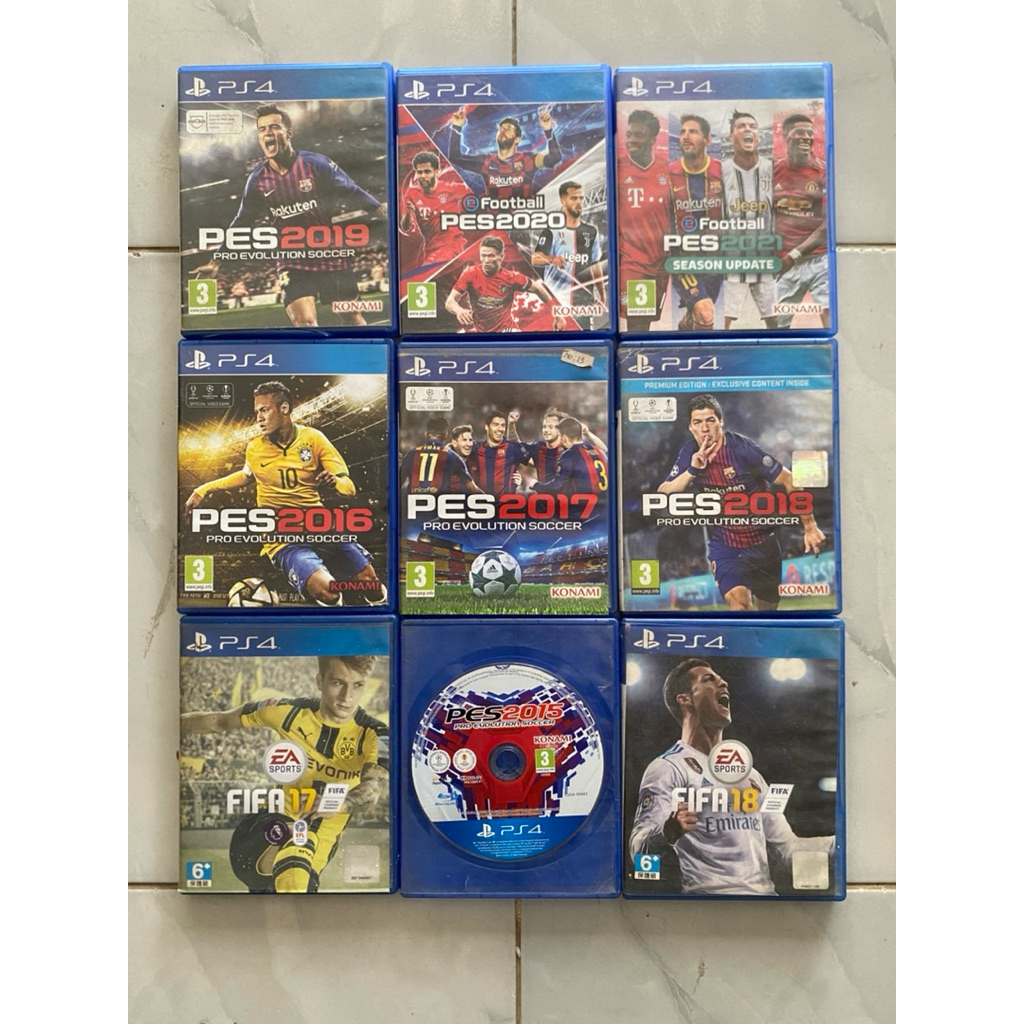 KASET PS4 PES 2017, 2018, dan 2021