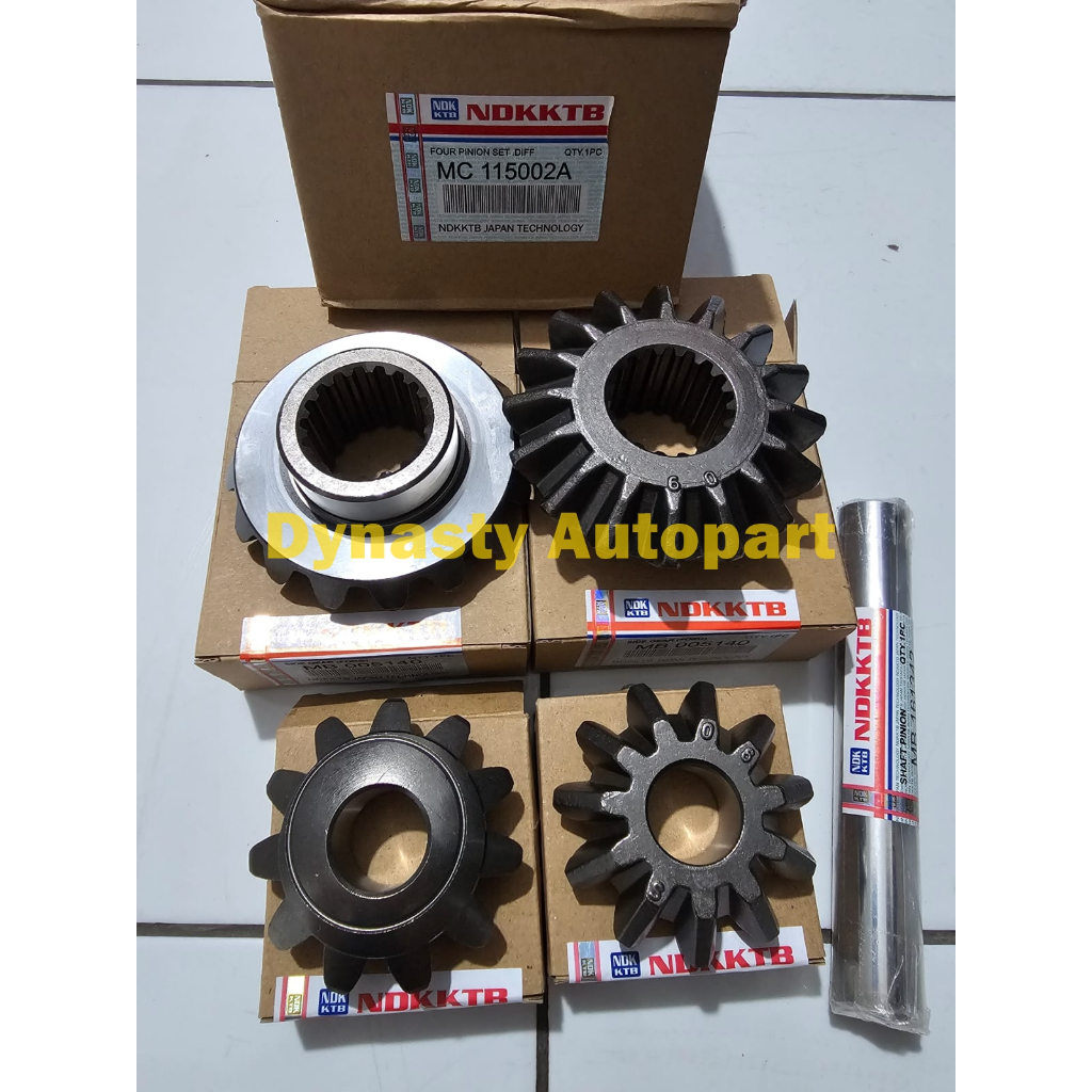 Gigi gardan set pinion side gear  Shaft pinion ps100 + pin