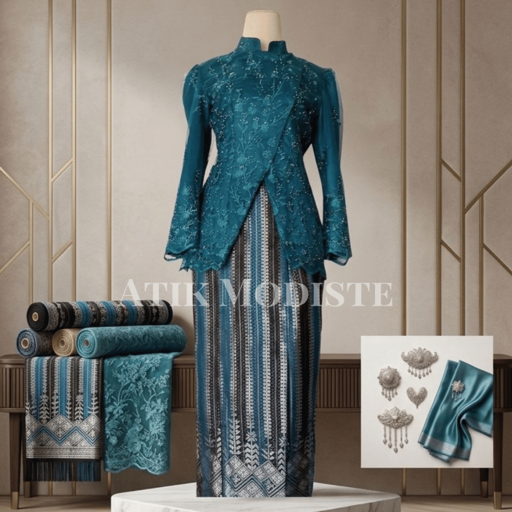 Kebaya Wanita Songket Setelan