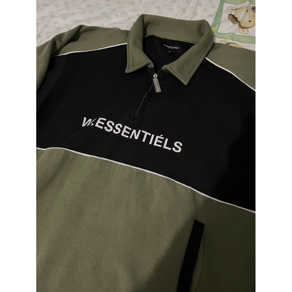 W. Essentiels Pironi Half Zip Collar Jacket