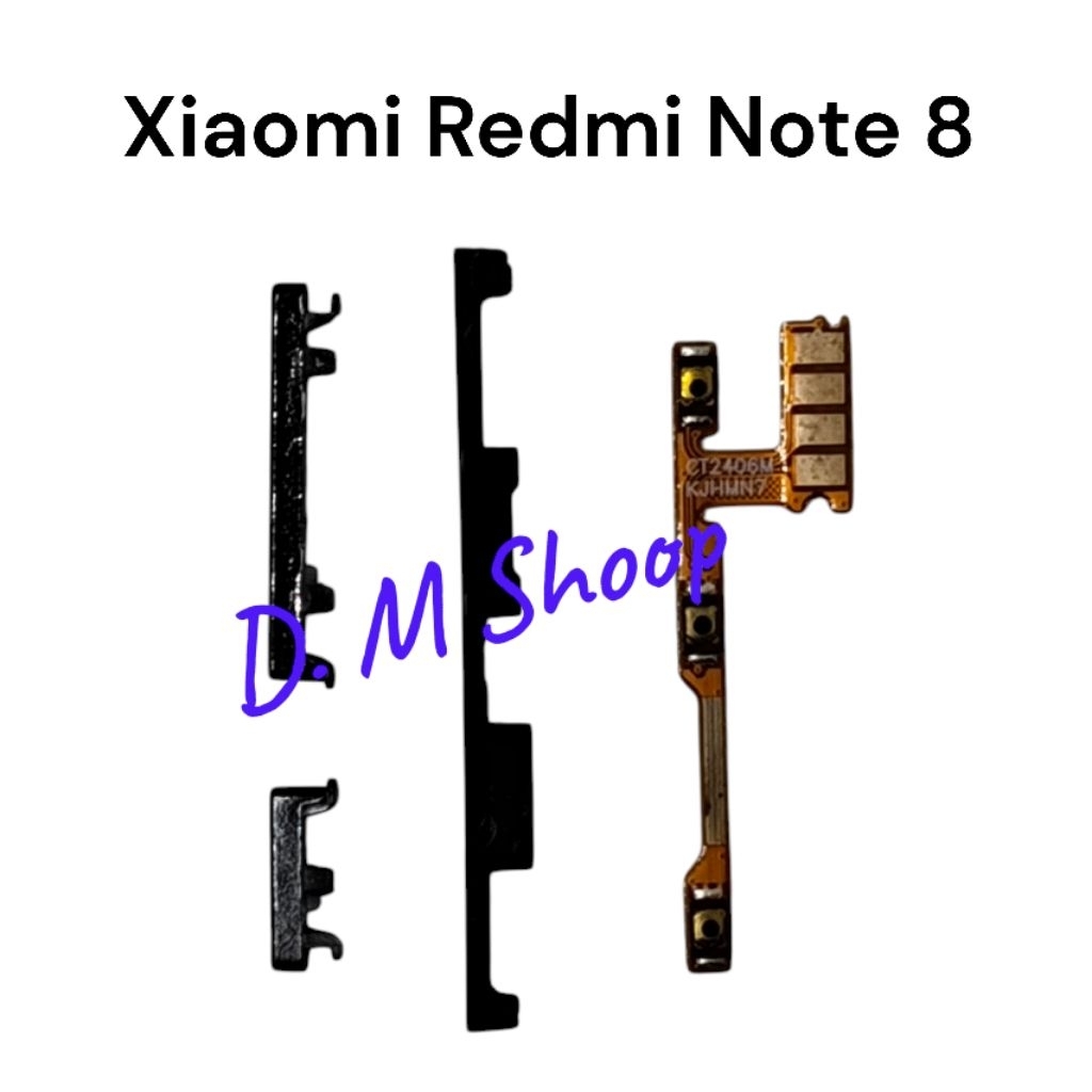 Redmi Note 8 Tombol Luar On Off Volume + Flexible On Off Xiaomi Redmi Note 8 Satu Set