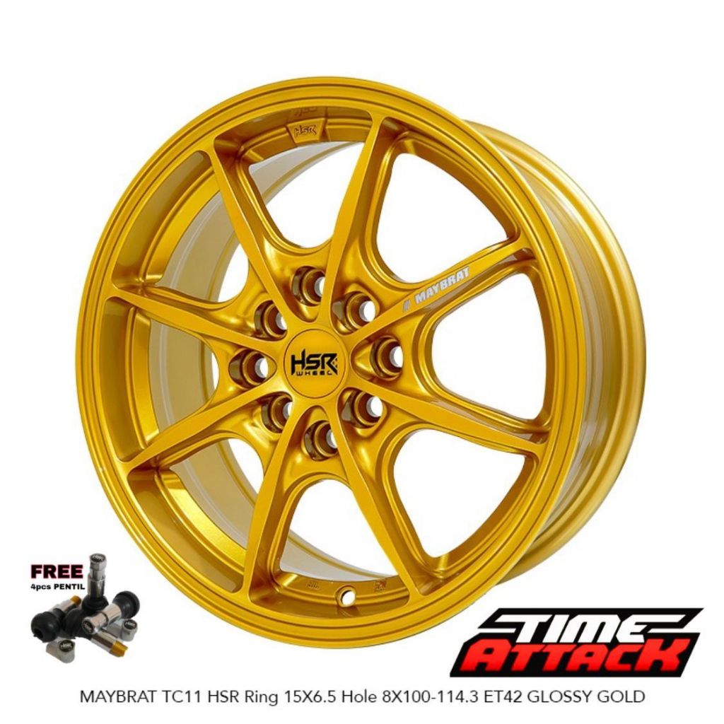 Velg Mobil Agya R15 HSR Wheel Maybrat Velg HSR Ring 15