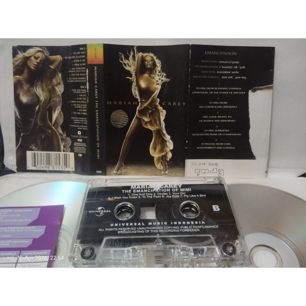 kaset pita mariah carey // the emancipation of mimi //