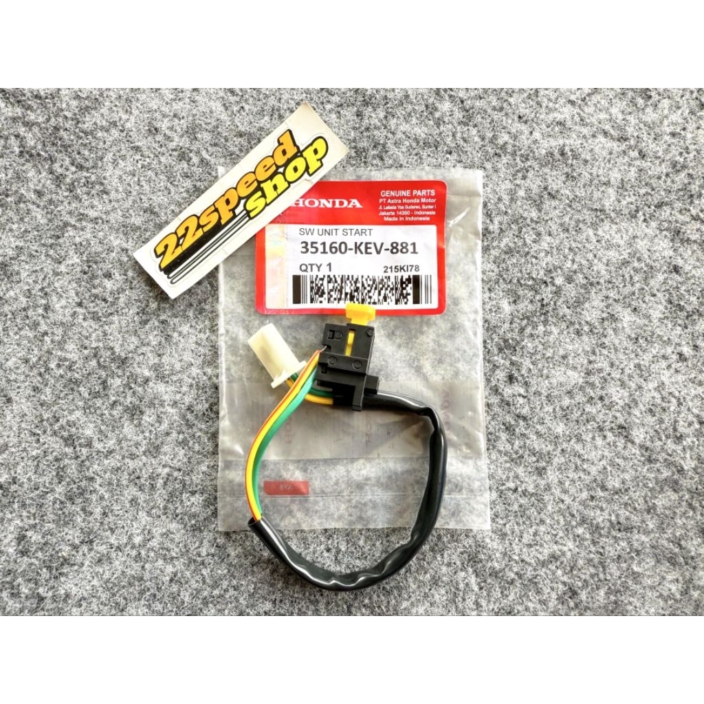 Tombol Stater Supra x Supra Lama Supra Fit + Kabel KEV