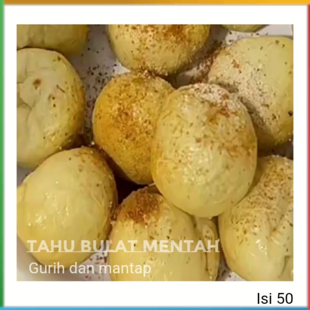 tahu bulat mentah isi 50 untuk pulau jawa