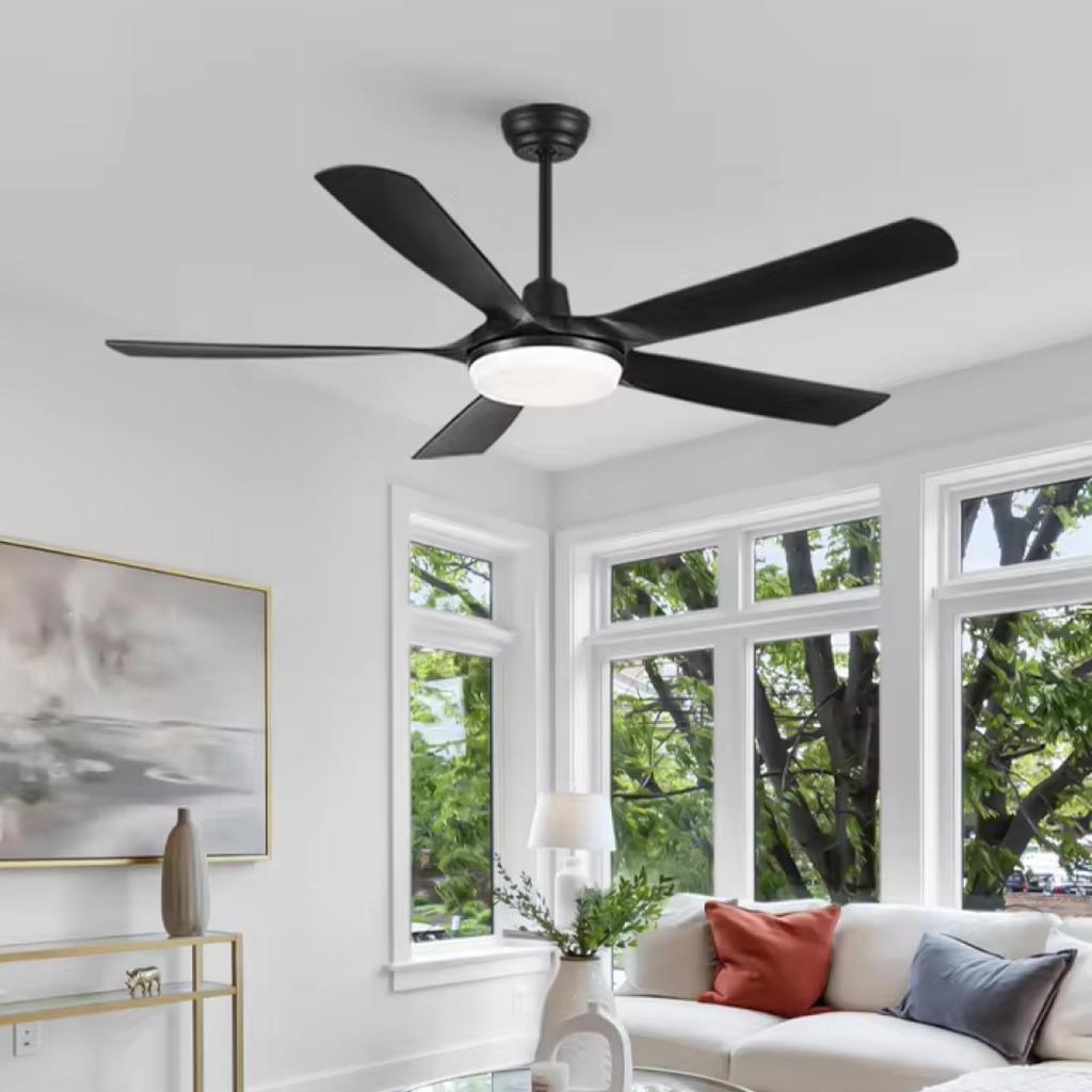 Kipas Angin Gantung Plafon Ceiling Fan 52 Inch Lampu LED Light ceeling Fan kipas besar