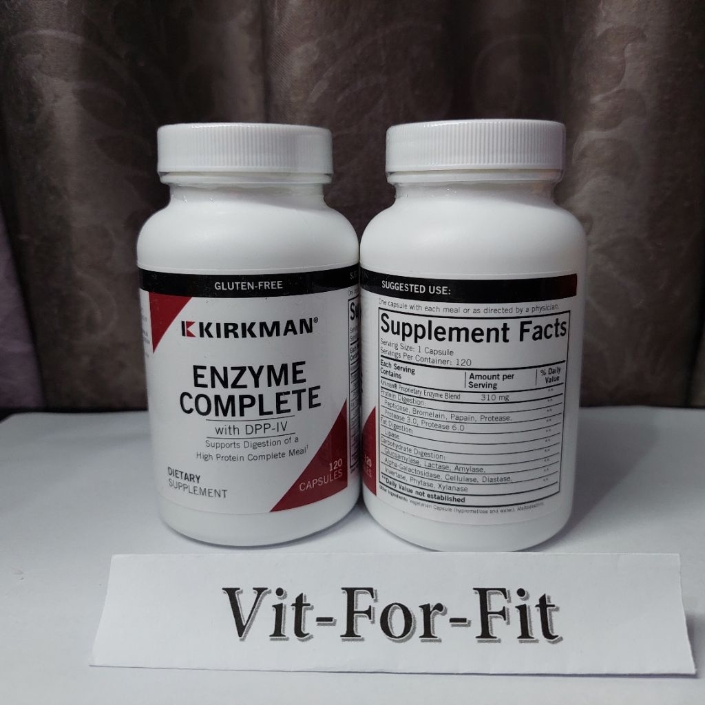 Kirkman Enzyme Complete with DPP-IV 120 capsules