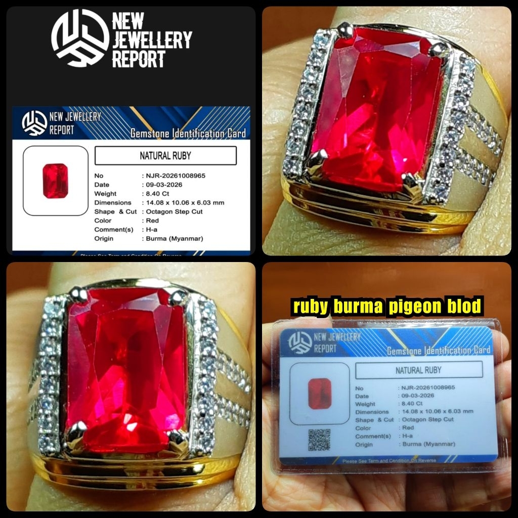 natural permata ruby burma jumbo super kontes item