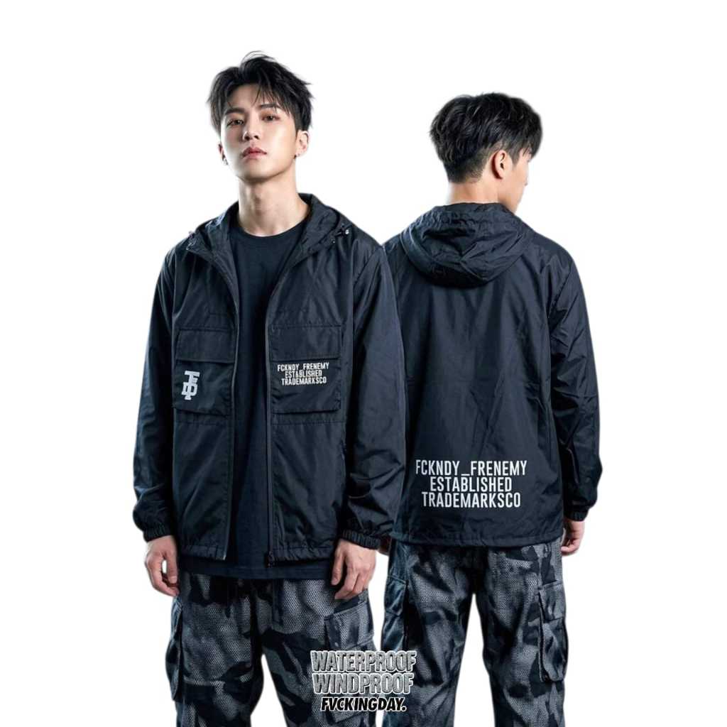 AINDHUTZ DISTRO jaket parasut jacket caougle waterproof