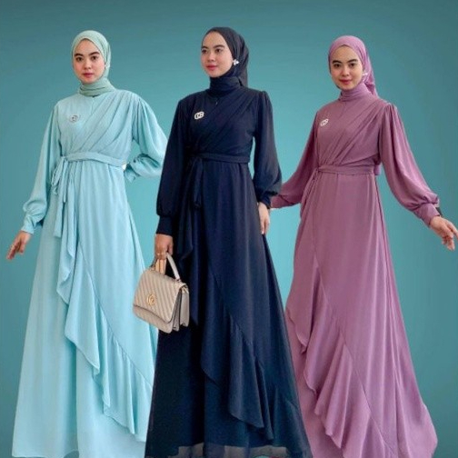 ILONA LAYER IKAT GAMIS MALAYSIA - GAMIS MALAYSIA CERUTI - GAMIS CERUTY LAYER IKAT