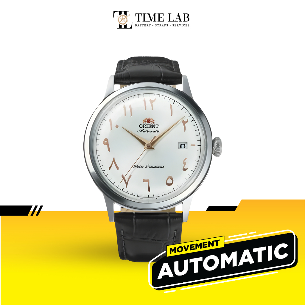 JAM TANGAN PRIA ORIENT CLASSIC RA-AC0038S BAMBINO ARABIC AUTOMATIC LEATHER ORIGINAL TIMELAB