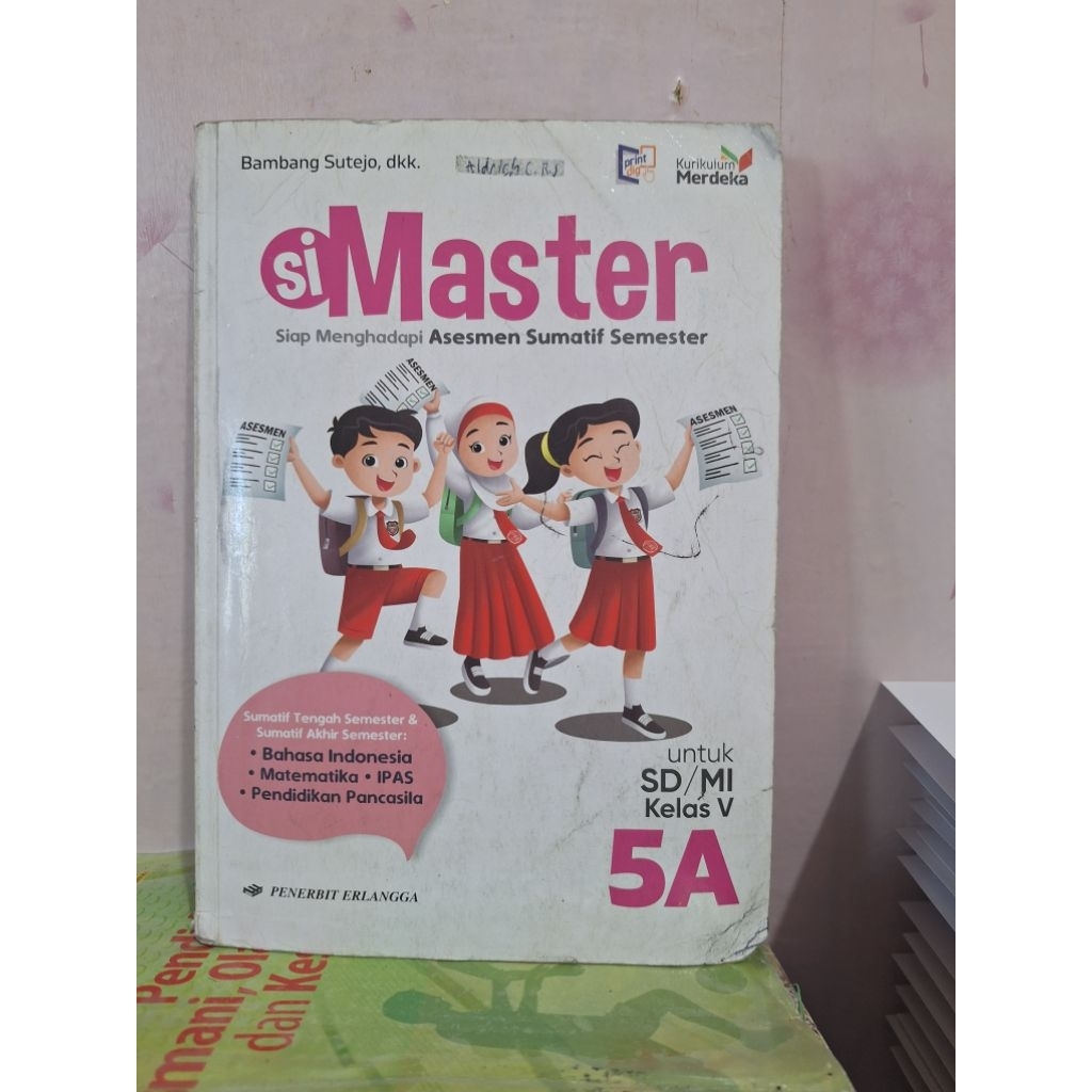 buku simaster 5a simaster 5b untuk kelas 5/V sd mi kurikulum merdeka