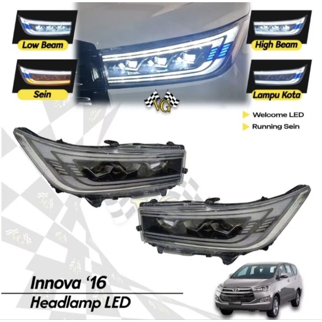 Headlamp innova reborn 2016 Headlamp Projectot Innova Reborn Aftermarket